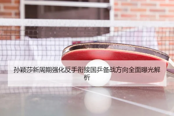 孙颖莎新周期强化反手衔接国乒备战方向全面曝光解析（SABASports）